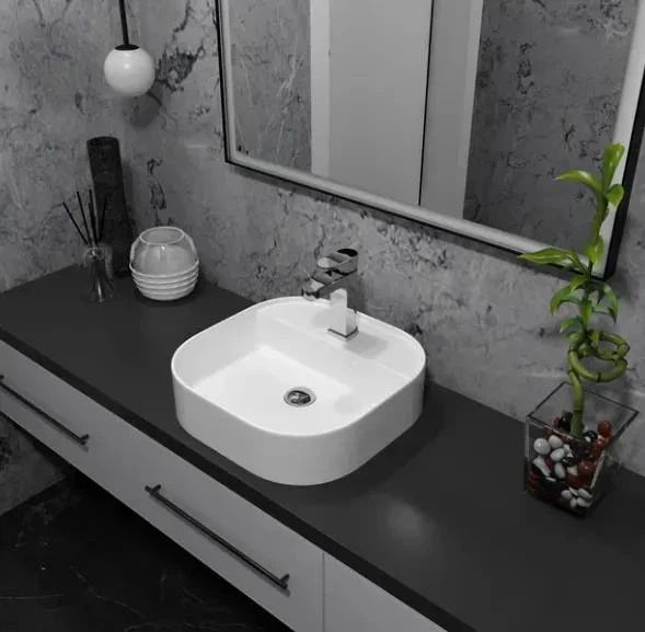 Умывальник на столешницу Koller Pool Trend 450x450 мм TR-0450M-WB Белый - изображение 2