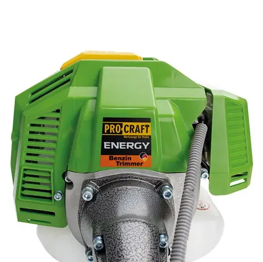 Бензокоса Procraft T4500 мотокоса бензиновая триммер 1200 Вт двухтактная 42 7 см³ для травы сорняков кустарников камыша сена сада дачи газона ширина скашивания 415 мм 9000 об мин леска нож фреза ранцевый ремень - изображение 7