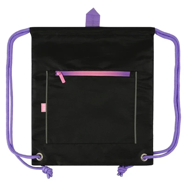 Сумка для взуття YES Black Edition Purple SB-10-1 40x35 см фіолетова - Фото 1 Сумка для взуття YES Black Edition Purple SB-10-1 40x35 см фіолетова - зображення 1