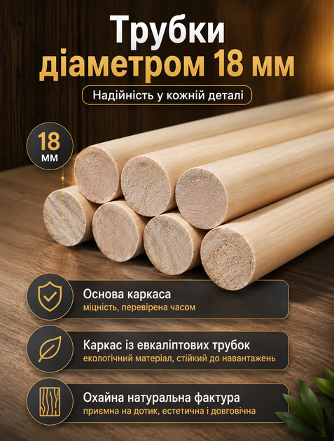 Тканинний шафа-органайзер для зберігання одягу збірний з евкаліптовим каркасом та шторками 172×150×45 см - зображення 3