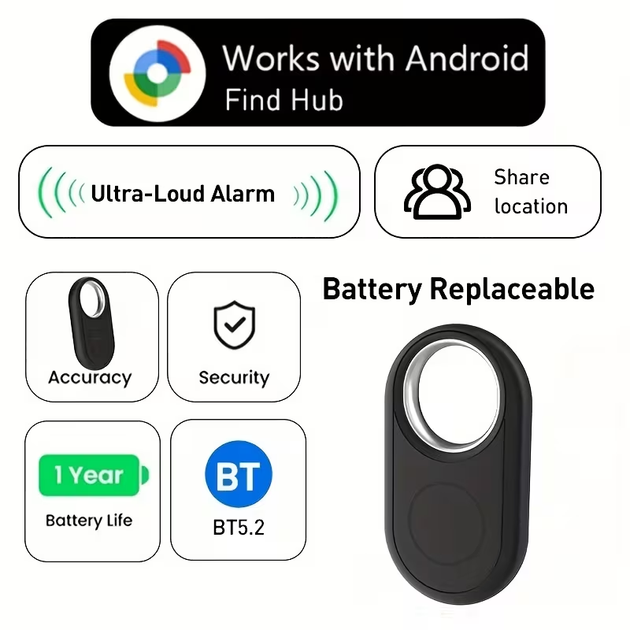 Набір розумних трекерів RSH Smart Tag (4 штуки з чохлами) для Android - зображення 3