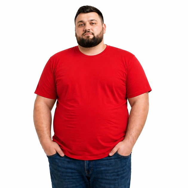 Футболка мужская Fruit of the Loom Valueweight базовая классическая 100% хлопок, размер 3XL , Красная - Фото 8 Футболка мужская Fruit of the Loom Valueweight базовая классическая 100% хлопок, размер 3XL , Красная - изображение 8