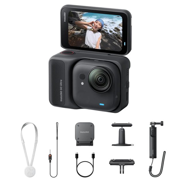 Екшн-камера Insta360 GO Ultra Creator Bundle (Midnight Black) - зображення 3