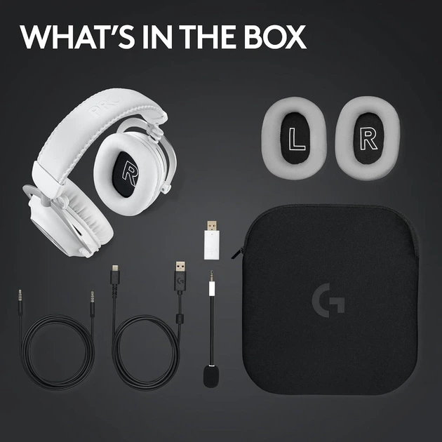 Навушники з мікрофоном Logitech G Pro X 2 Lightspeed White (981-001269) - Фото 6 Навушники з мікрофоном Logitech G Pro X 2 Lightspeed White (981-001269) - изображение 6