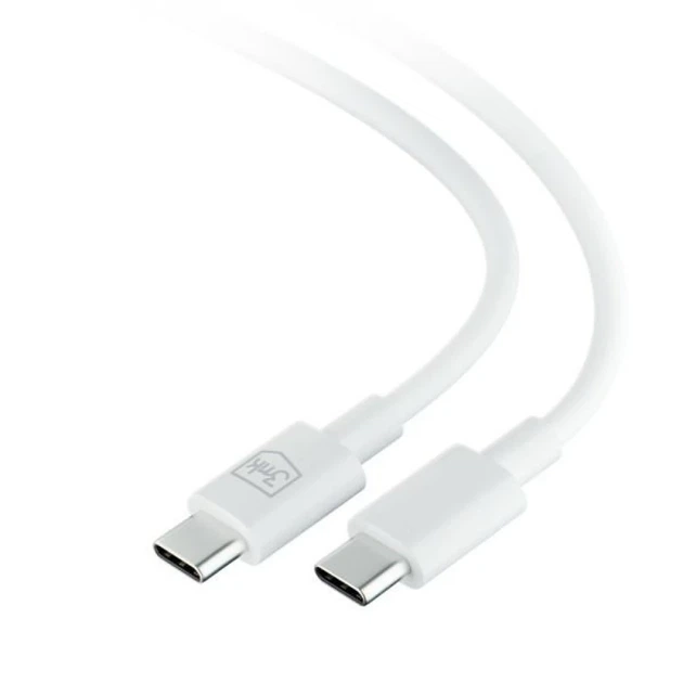 Кабель 3mk Hyper Cable USB-C - USB-C 100W 1.2m White (5903108541213) - Фото 2 Кабель 3mk Hyper Cable USB-C - USB-C 100W 1.2m White (5903108541213) - изображение 2
