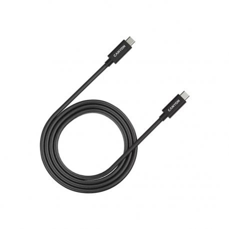 Кабель Canyon UC-44 USB-C - USB-C 240W/40Gbps/4k 1m Black (CNS-USBC44B) - Фото 1 Кабель Canyon UC-44 USB-C - USB-C 240W/40Gbps/4k 1m Black (CNS-USBC44B) - зображення 1