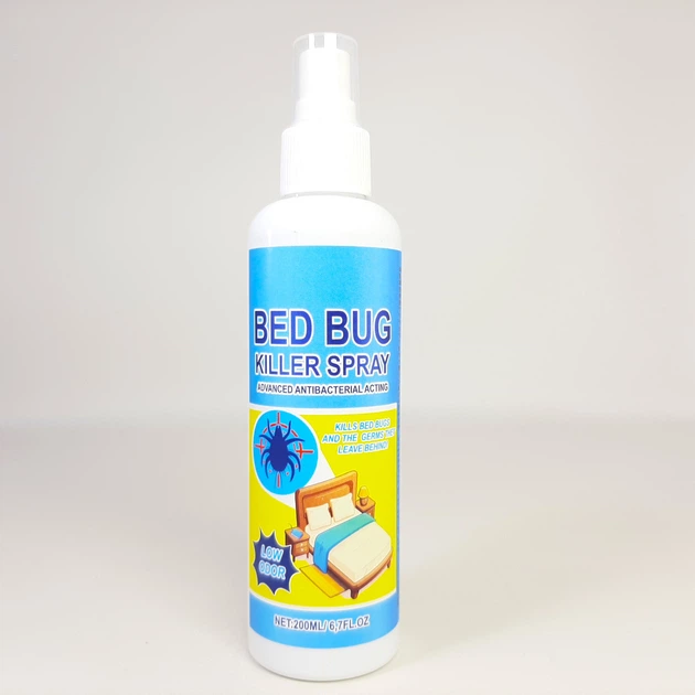 Спрей для внутреннего использования от клопов Bed Bug Killer Spray Спрей для обработки комнаты от клопов 200 мл - Фото 2 Спрей для внутреннего использования от клопов Bed Bug Killer Spray Спрей для обработки комнаты от клопов 200 мл - изображение 2