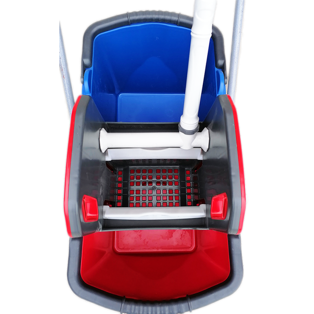 Тележка для уборки Planet на 2 ведра по 25 л с отжимом New - Фото 3 Тележка для уборки Planet на 2 ведра по 25 л с отжимом New - изображение 3