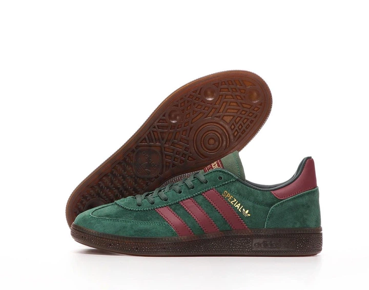 Кроссовки мужские Adi Spezial Handball Green Burgundy / кеды Ади Гандбол зеленые бордо 40 - Фото 4 Кроссовки мужские Adi Spezial Handball Green Burgundy / кеды Ади Гандбол зеленые бордо 40 - изображение 4