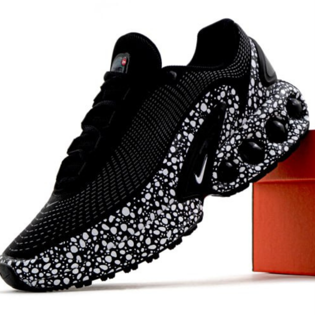 Кроссовки мужские и женские Ni Air Max Dn Safari Black White / Най аир макс ДН черные с белым 45 - Фото 1 Кроссовки мужские и женские Ni Air Max Dn Safari Black White / Най аир макс ДН черные с белым 45 - изображение 1