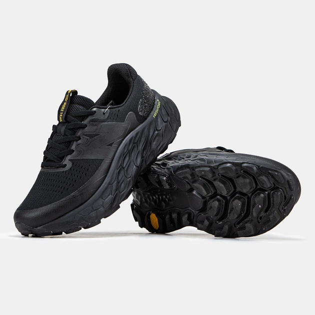 Кроссовки женские и мужские N Bal Fresh Foam Black / Нью Беланс фреш черные 39 - изображение 5