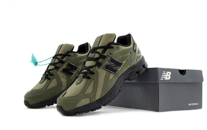 Кросівки жіночі та чоловічі N Bal 1906R Cordura Khaki Black/ кросівки Нью Баланс 1906R хакі чорні 44 - Фото 8 Кросівки жіночі та чоловічі N Bal 1906R Cordura Khaki Black/ кросівки Нью Баланс 1906R хакі чорні 44 - зображення 8