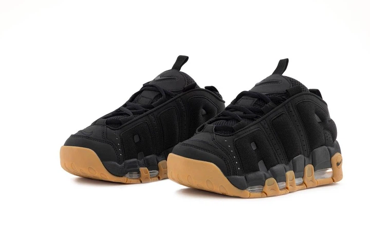Кроссовки женские и мужские Ni Air More Uptempo Low Black Gum / Най аир мор Аптемпо черные 43 - Фото 2 Кроссовки женские и мужские Ni Air More Uptempo Low Black Gum / Най аир мор Аптемпо черные 43 - изображение 2