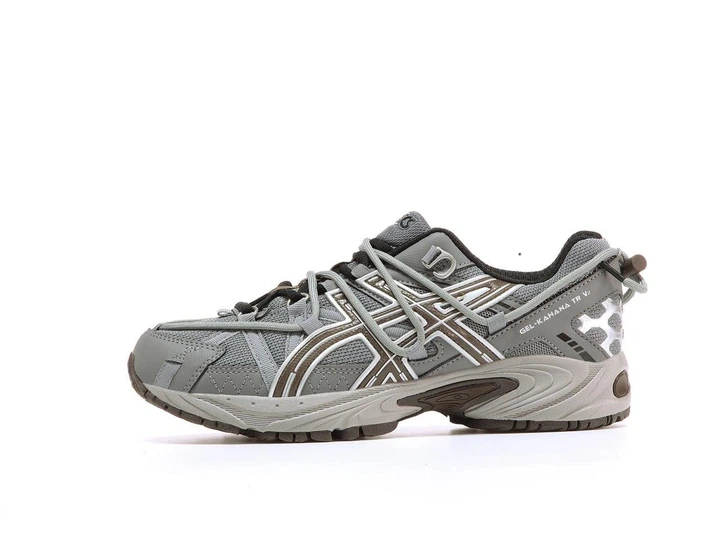 Кроссовки мужские и женские Asi Gel-Kahana Tr v2 Grey Brown / Аси гель кахана серые коричневые 40 - Фото 3 Кроссовки мужские и женские Asi Gel-Kahana Tr v2 Grey Brown / Аси гель кахана серые коричневые 40 - изображение 3