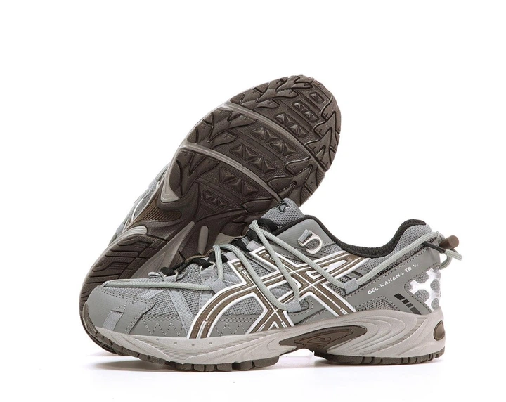 Кроссовки мужские и женские Asi Gel-Kahana Tr v2 Grey Brown / Аси гель кахана серые коричневые 40 - Фото 5 Кроссовки мужские и женские Asi Gel-Kahana Tr v2 Grey Brown / Аси гель кахана серые коричневые 40 - изображение 5