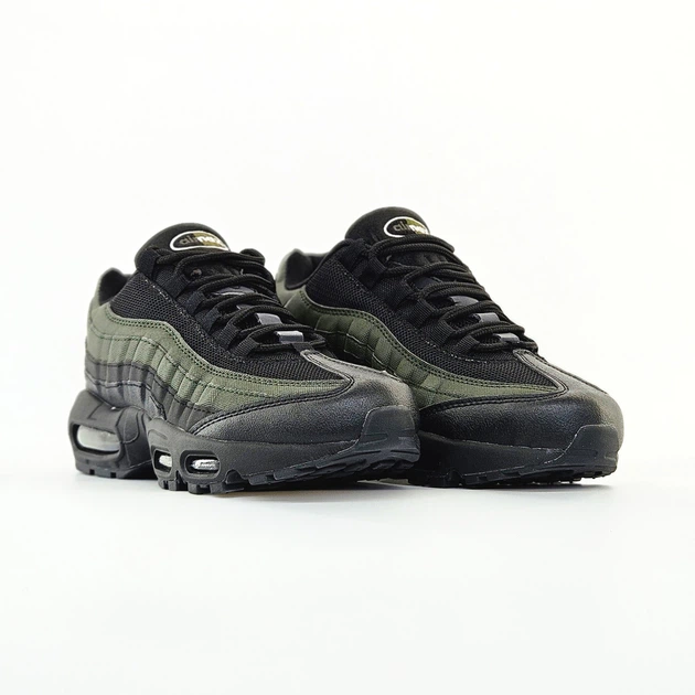 Кросівки чоловічі Ni air max 95 Black Khaki / Най аір макс 95 чорні хакі 41 - зображення 2
