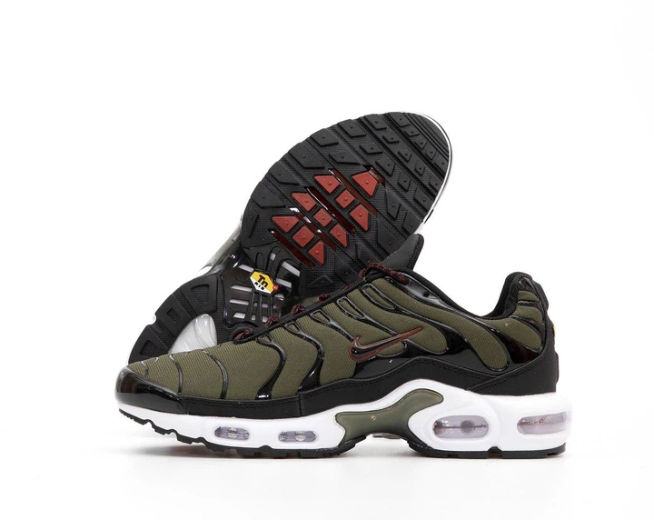 Кроссовки мужские Ni Air Max TN Plus Cargo Khaki / Най аир макс ТН плюс хаки черные 42 - Фото 5 Кроссовки мужские Ni Air Max TN Plus Cargo Khaki / Най аир макс ТН плюс хаки черные 42 - изображение 5