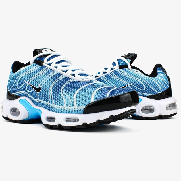 Кросівки чоловічі та жіночі Ni Air Max TN Plus Blue White Black / Най аір макс ТН+ сині 41 - Фото 4 Кросівки чоловічі та жіночі Ni Air Max TN Plus Blue White Black / Най аір макс ТН+ сині 41 - зображення 4
