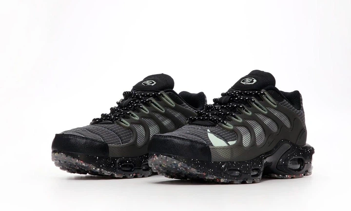 Кросівки чоловічі та жіночі Ni air max TN plus black green / Най аір макс ТН+ чорні з зеленим 40 - зображення 3