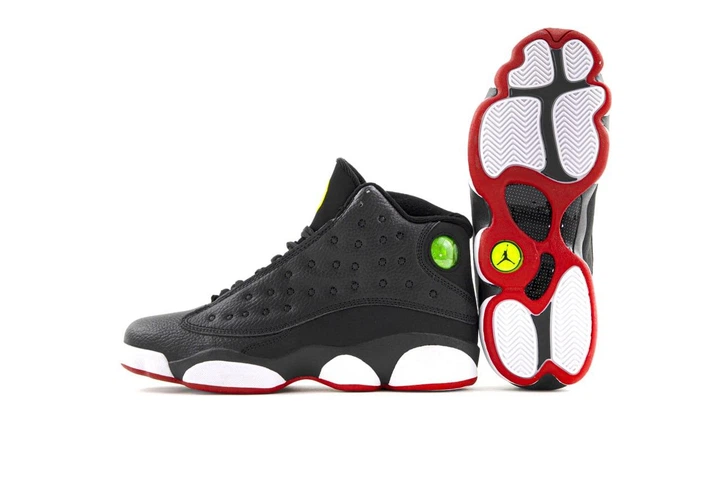 Кроссовки женские и мужские Ni Air Jord 13 Black / Най аир Джорд 13 черные высокие 39 - изображение 6