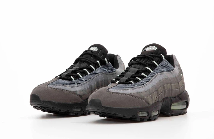 Кросівки чоловічі Ni Air Max 95 Grey Black / Най аір макс 95 сірі чорні 41 - зображення 4