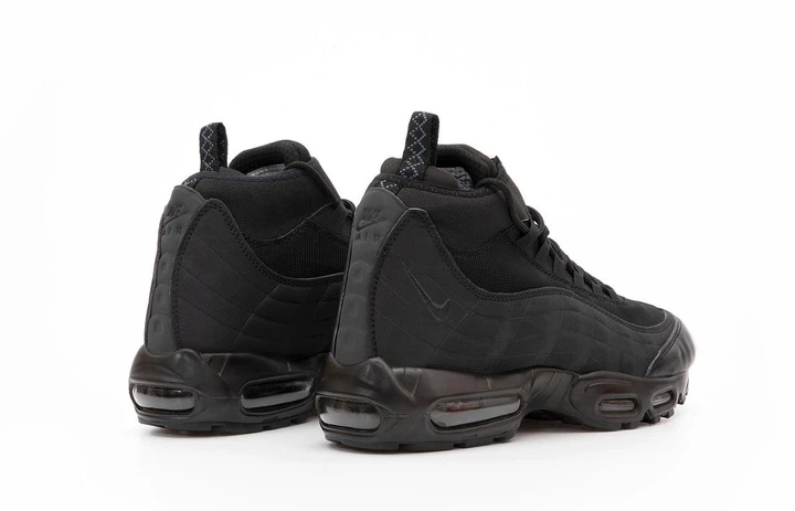 Кроссовки мужские зимние Ni Air Max Sneakerboots 95 black / Най аир макс Сникербутс 95 черные 43 - изображение 4