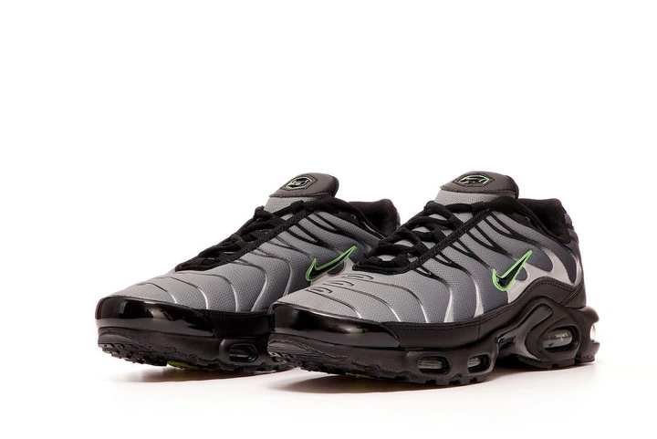 Кросівки чоловічі Ni air max TN Plus Black Grey Green / Най аір макс ТН плюс сірі чорні 42 - зображення 2