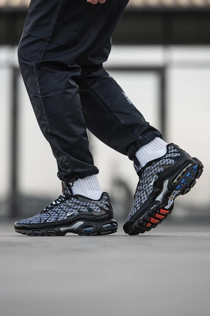 Кросівки чоловічі Ni air max TN+ Black Blue White / Най аір макс ТН+ чорні сині 44 - зображення 5