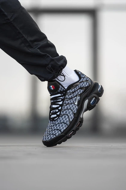 Кросівки чоловічі Ni air max TN+ Black Blue White / Най аір макс ТН+ чорні сині 44 - зображення 7