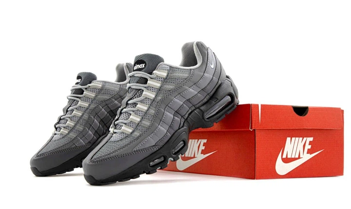 Кроссовки мужские Ni Air Max 95 Grey / кроссовки Най аир макс 95 серые 41 - изображение 7