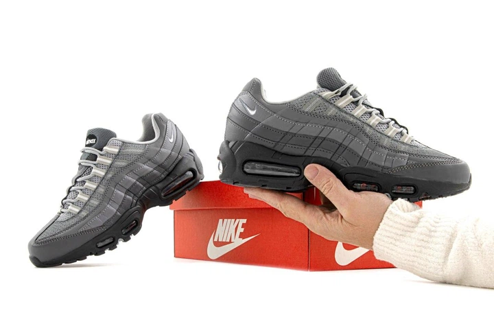 Кроссовки мужские Ni Air Max 95 Grey / кроссовки Най аир макс 95 серые 41 - изображение 8