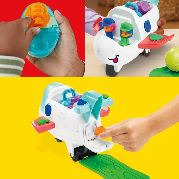 Набор для творчества из пластилина Play-Doh Самолет-исследователь, F8804 - Фото 10 Набор для творчества из пластилина Play-Doh Самолет-исследователь, F8804 - изображение 10