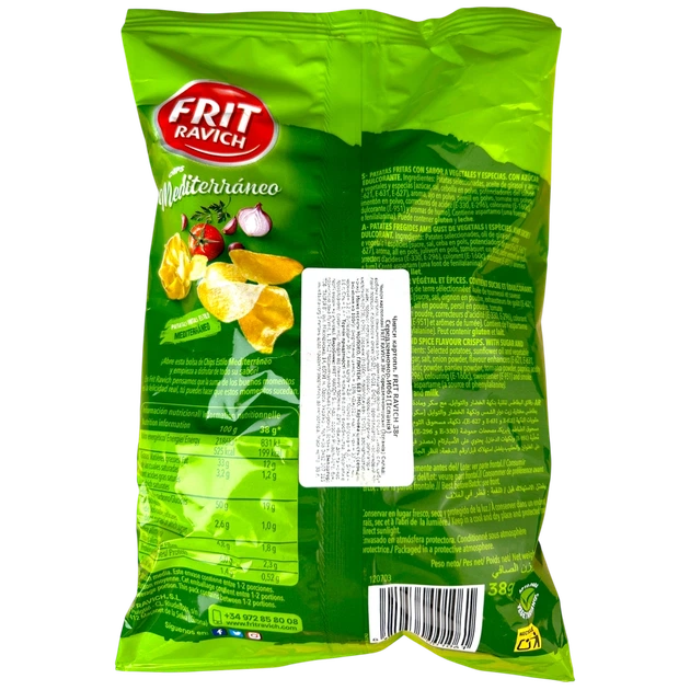 Чипси картопляні FRIT RAVICH Середземноморські И061 38г - Фото 2 Чипси картопляні FRIT RAVICH Середземноморські И061 38г - изображение 2