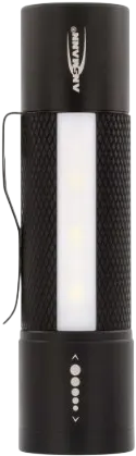 Latarka kieszonkowa Ansmann IP54 LED 3 W 180 lm Czarno-biała 1600-0137 (4013674093564) - obraz 4