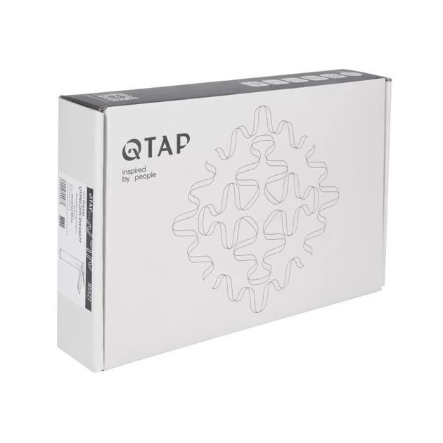 Змішувач для раковини Qtap Presto високий QTPRE269CRW45577 Chrome/White - Фото 7 Змішувач для раковини Qtap Presto високий QTPRE269CRW45577 Chrome/White - зображення 7