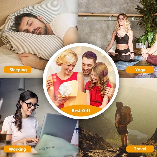 Машина белого шума Easysleep EWN-I1 — 25 звуков для сна, ночник, таймер, USB, черная - изображение 7