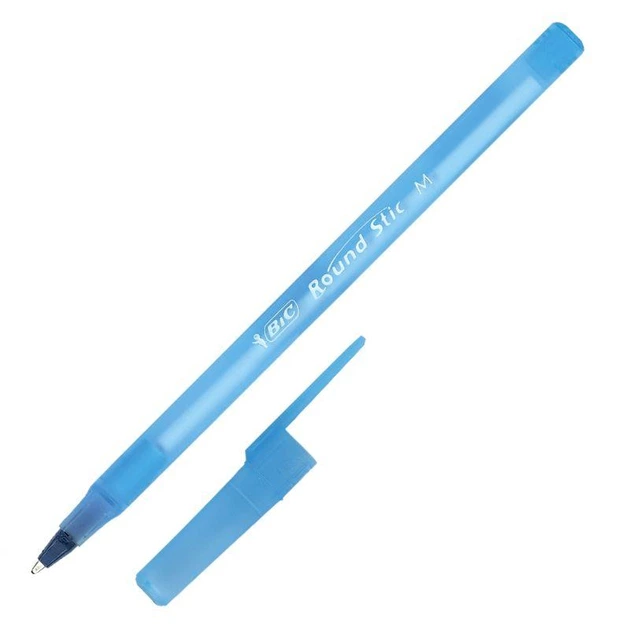Ручка шариковая "BIC" Round Stic /893212/921403/ синяя (60/540) - изображение 2