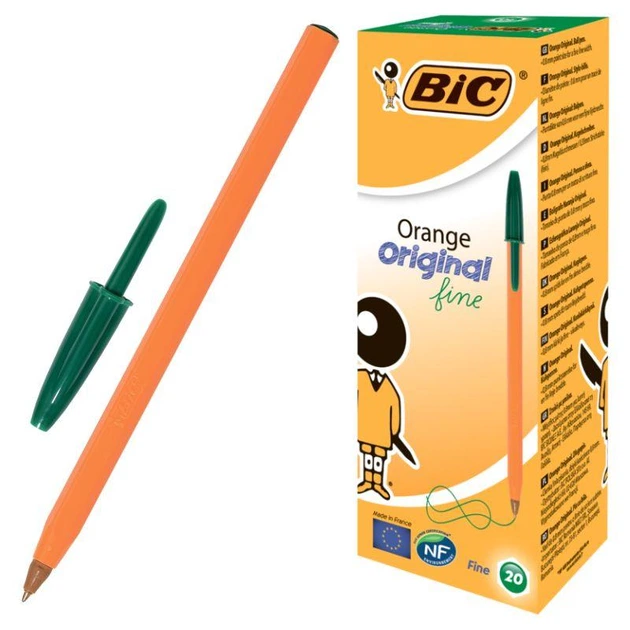 Ручка кулькова "BIC" Orange /1199110113/ зелена (20/100/1000) - Фото 1 Ручка кулькова "BIC" Orange /1199110113/ зелена (20/100/1000) - изображение 1