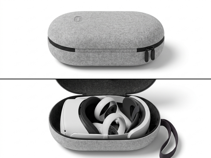 Окуляри віртуальної реальності Meta Oculus Quest 2 128GB + Battery Strap + футляр - Б/В - зображення 4