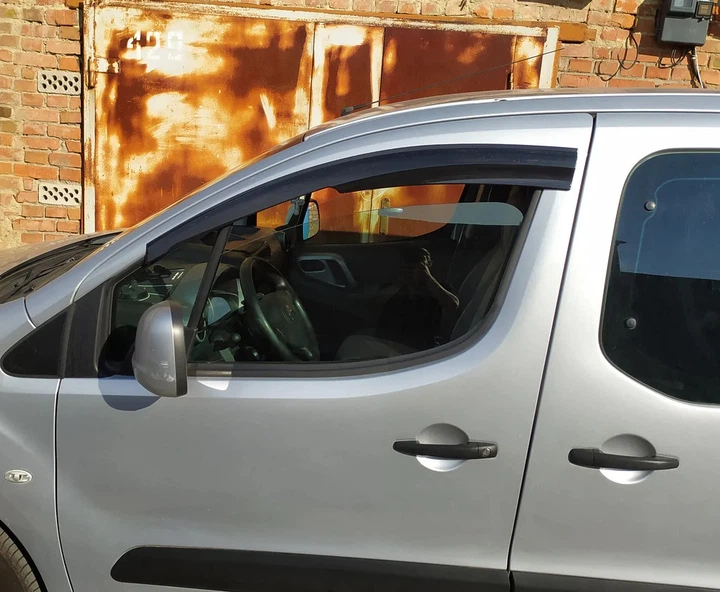 Дефлекторы окон ветровики Citroen Berlingo 08-18 2шт SUNPLEX Ситроен Берлинго АМ0053865 - изображение 6