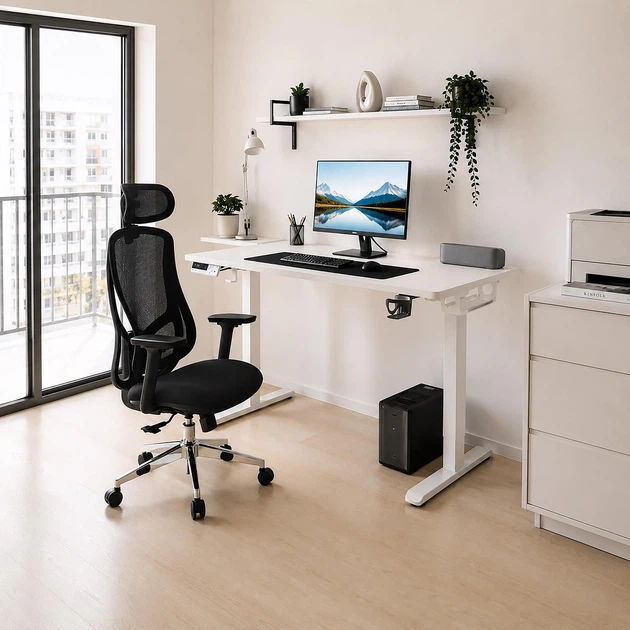 Крісло Mealux Flow Fabric Black (арт. HF-B30 F/B) - Фото 2 Крісло Mealux Flow Fabric Black (арт. HF-B30 F/B) - изображение 2
