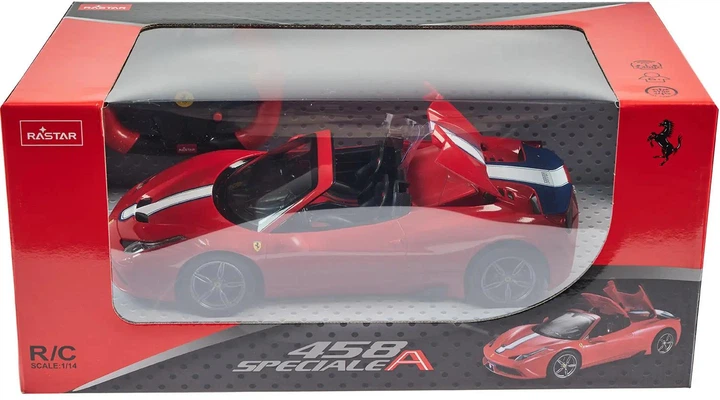 Машинка Rastar Ferrari 458 Speciale A 1:14 Красный - Фото 8 Машинка Rastar Ferrari 458 Speciale A 1:14 Красный - изображение 8