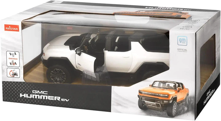 Машинка Rastar Hummer EV 1:16 Белый - изображение 10
