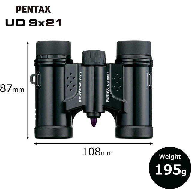 Бінокль Pentax UD 9x21 Black (61811) - зображення 3