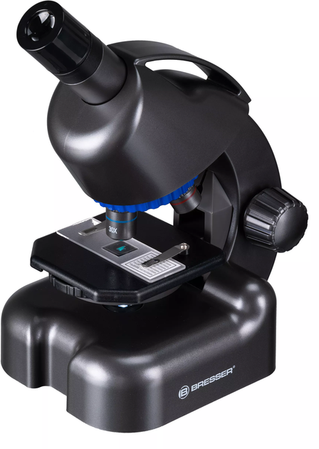 Мікроскоп Bresser Junior CM-04 100x-900x Black з набором для дослідів і адаптером для смартфона (14951) - изображение 2