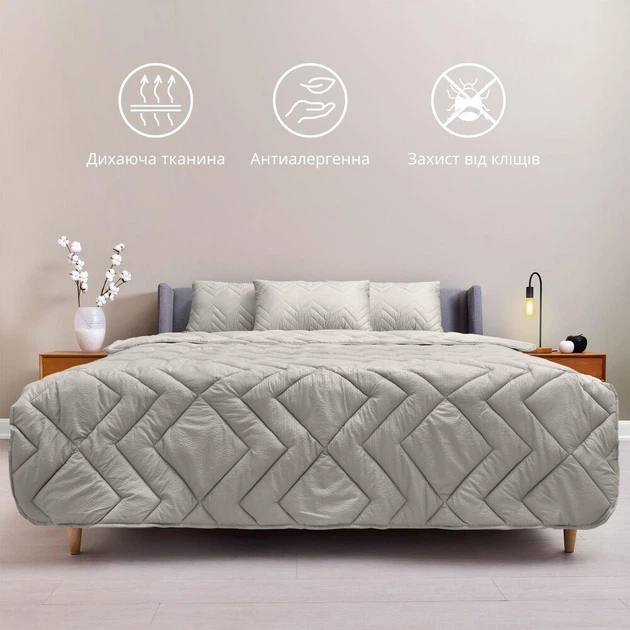 Ковдра Ideia 140х210 NORDIC COMFORT зимова Перламутрова 8-34648*002 - зображення 2