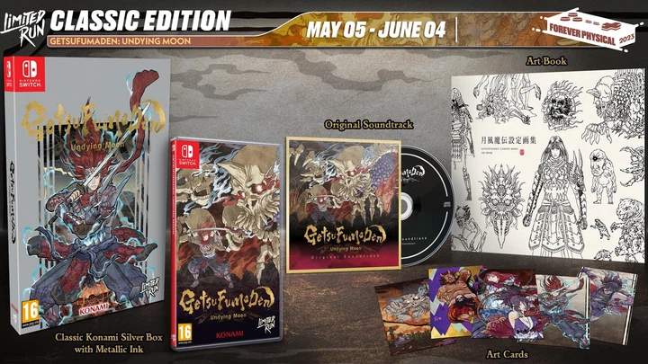 Игра Nintendo Switch GetsuFumaDen Undying Moon Classic Edition Limited Run Английская Версия Б/У - изображение 3