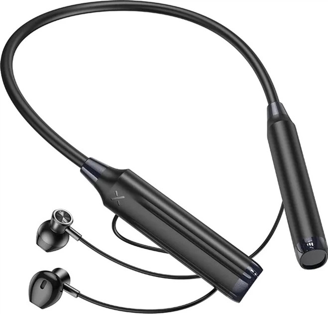 Наушники Borofone BE64 Perfect neckband Black (6941991103704) - Фото 2 Наушники Borofone BE64 Perfect neckband Black (6941991103704) - изображение 2