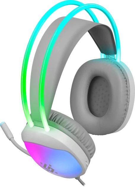 Наушники Defender Eclipse RGB White (4745091890722) - изображение 5