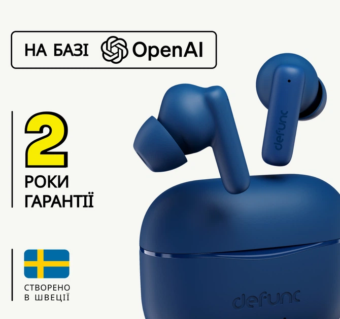 Наушники Defunc True Vibe | AI Blue (D4514) - изображение 2